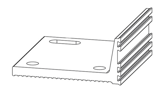 Konsolen Litefront 3 Aluminium