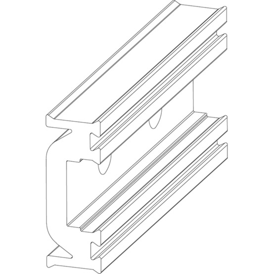 U-Konsole Litefront 3 Aluminium