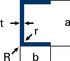 U-Profile Aluminium EN AW-6060 (AlMgSi 0.5) T66 (F22) gepresst