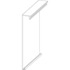 Profilo di copertura Litefront 3 Alluminio grezzo